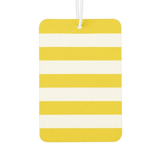 Gele strepen, witte strepen, gestreept patroon luchtverfrisser (Achterkant)