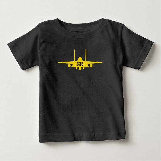 Gele Strike Eagle Squadron T-Shirt (Voorkant)