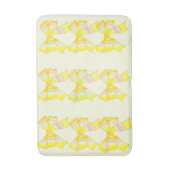 Gele strikken badmat (Voorkant Verticaal)