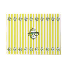 Gele Stripes Boeddha Vrede