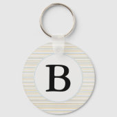 Gele Stripesonogram Sleutelhanger (Voorkant)