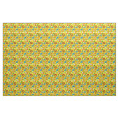 Gele stripper stof (Yard (91,4 cm))