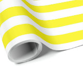 Gele strips cadeaupapier (Rol Hoek)