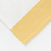 Gele strips en blauwe anker fleece deken (Hoek)