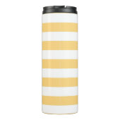 Gele strips en blauwe anker thermosbeker (Achterkant)