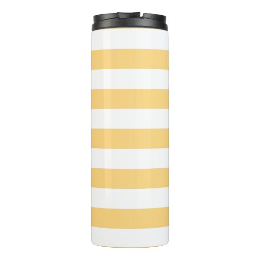 Gele strips en blauwe anker thermosbeker (Achterkant)