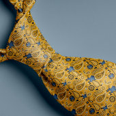 Gele Stropdas Bandana en Denim Texas