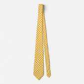 Gele Stropdas Gingham (Voorkant)