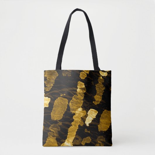Gele stropdas-kleurstof splash, waterverf. tote bag (Voorkant)