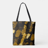 Gele stropdas-kleurstof splash, waterverf. tote bag (Achterkant)