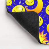 Gele Sun Stars Moon Blue Muismat! Muismat (Hoek)