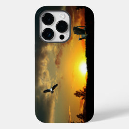 Gele Sunset Grassy Meadow Cell Phone Case