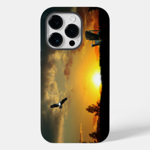 Gele Sunset Grassy Meadow Cell Phone Case