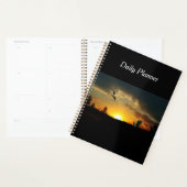 Gele Sunset Grassy Meadow Dagelijkse Planner (Display)
