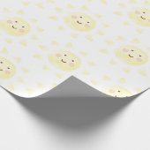 Gele Sunshine Waterverf Cadeaupapier (Hoek)