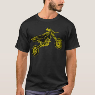 Gele supermoto t-shirt