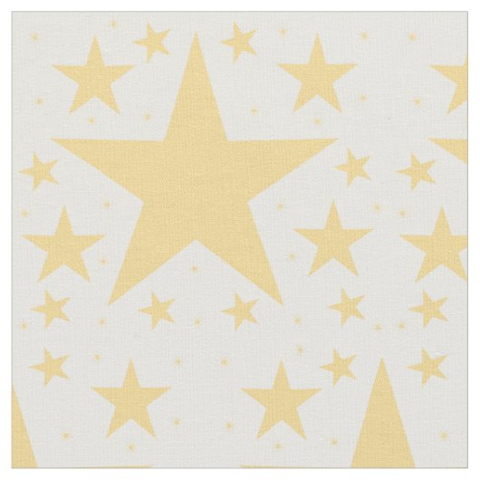 Gele Superstar Collectie Pattern Fabric Stof (Close Up)