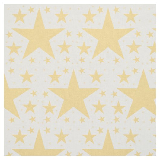 Gele Superstar Collectie Pattern Fabric Stof (Swatch)