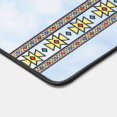 Gele Swallowtail Butterfly Blue Sky Gepersonalisee Bureaumat (Hoek)