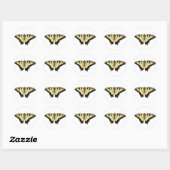 Gele Swallowtail ~ sticker (Vel)