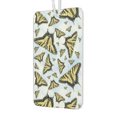 Gele Swallowtail Vlinders op Blauwe Wolken Luchtverfrisser (Links)