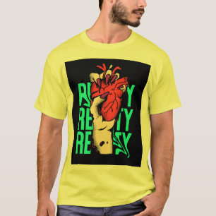Gele T-shirt met hart