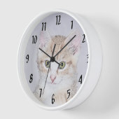 Gele Tabby Kat Schilderij - Cute Originele Katten (Hoek)