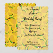 Gele tacos kaart (Voorkant / Achterkant)