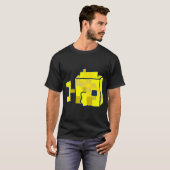Gele Tang Minecraft T-shirt (Voorkant volledig)