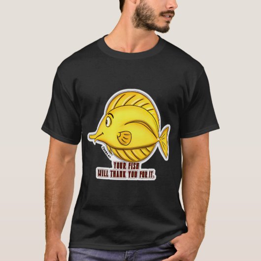 gele tang t-shirt (Voorkant)