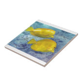 Gele tangs tegeltje (Zijkant)