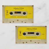 Gele tape visitekaartje (Voorkant / Achterkant)