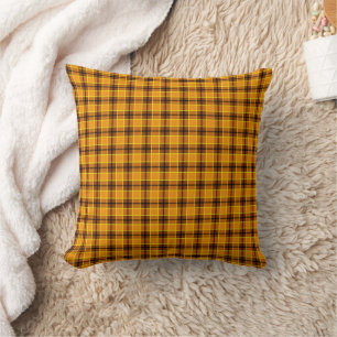 Gele Tartan Pset goot Pillow Kussen