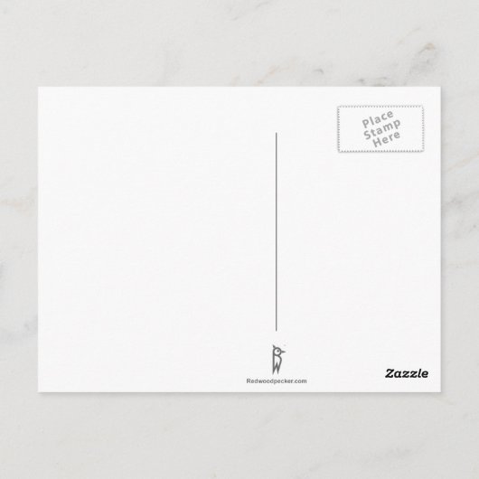 Gele taxi 01 briefkaart (Achterkant)