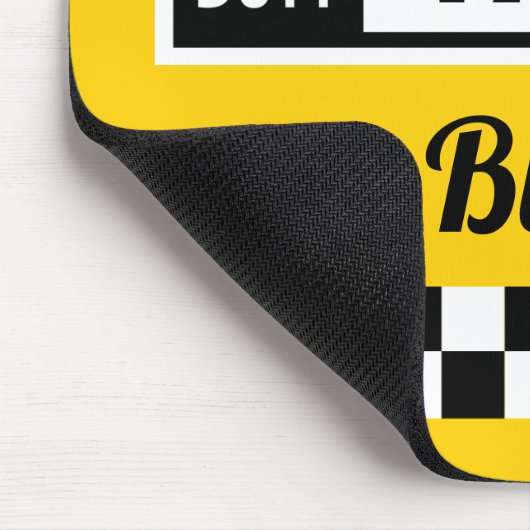 Gele Taxi Cab Iconic New York Design Muismat (Hoek)