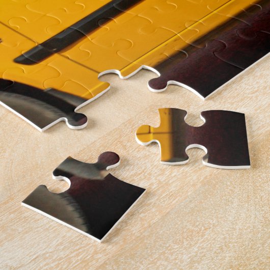 Gele taxi & graffiti, Ecuador Legpuzzel (Zijkant)