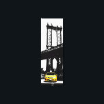 Gele Taxi New York City Brooklyn Bridge NYC Canvas Afdruk<br><div class="desc">Yellow Taxi New York City Brooklyn Bridge NYC Pop Art Canvas Art Print.</div>