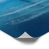 Gele taxiregenachtige dag romantisch koppel schild poster (Hoek)