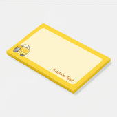 Gele Tekenfilm Auto Post-it® Notes (Schuin)