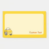 Gele Tekenfilm Auto Post-it® Notes (Voorkant)
