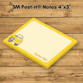 Gele Tekenfilm Auto Post-it® Notes