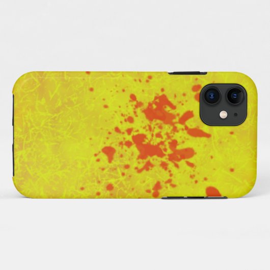 gele telefoonbehuizing. Case-Mate iPhone case (Achterkant (horizontaal))