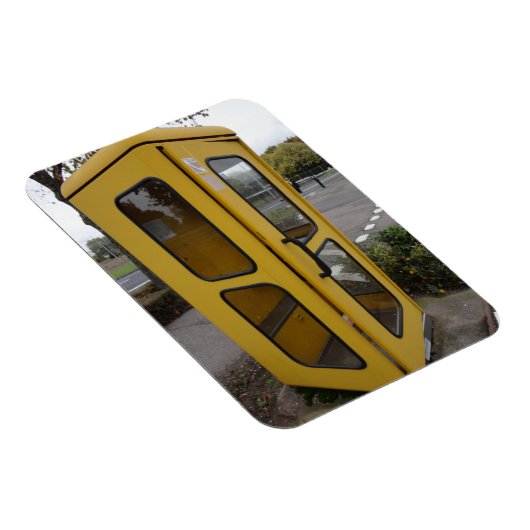 Gele telefooncel magneet (Rechterzijde)