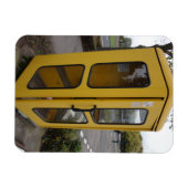 Gele telefooncel magneet (Horizontaal)