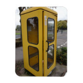 Gele telefooncel magneet (Verticaal)