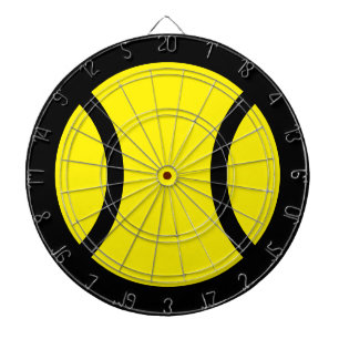 Gele tennisbal aangepaste dartboard dartbord