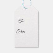 Gele Tennisbal Cadeaulabel (Achterkant)