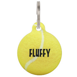 gele tennisbal huisdierpenning