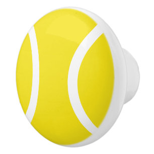 Gele tennisbal keramische deur- en lawerknoppen keramische knop
