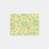 Gele tennisballen, rackets en netten post-it® notes (Voorkant)